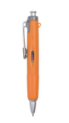 Stylo AirPress Pen orange Tombow, pression brevetée , opérationnel partout, écrit sur papier humide