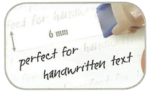 Démonstration du correcteur mono YSE blanc et bleu Tombow, énorme pouvoir couvrant, déroulage latéral